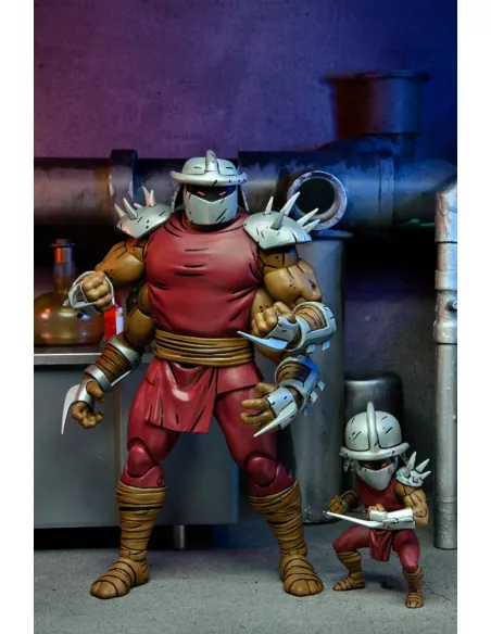 Teenage Mutant Ninja Turtles (Mirage Comics) Action Figure Shredder Clone & Mini Shredder (Deluxe) 18 cm