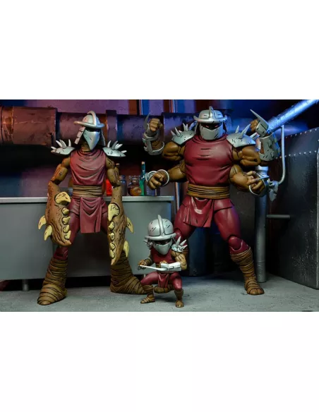 Teenage Mutant Ninja Turtles (Mirage Comics) Action Figure Shredder Clone & Mini Shredder (Deluxe) 18 cm