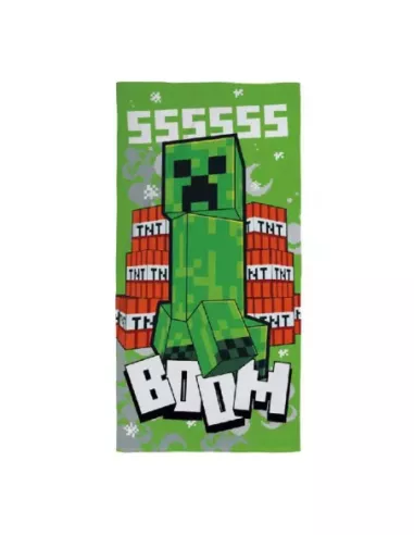 Minecraft Towel Creeper Boom 70 x 140 cm