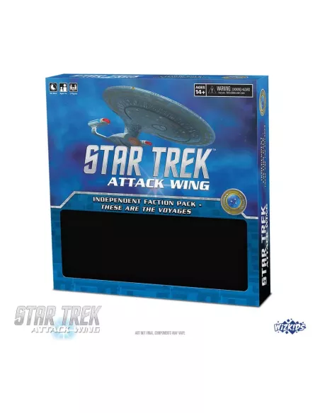 Star Trek Miniatures Game Expansion Attack Wing:Federation Faction Pack - These are the Voyages *English Version*  WizKids