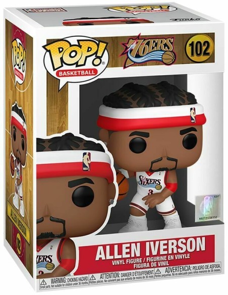 Pop! Nba: Legends - Allen Iverson Sixers Home Jersey - 1