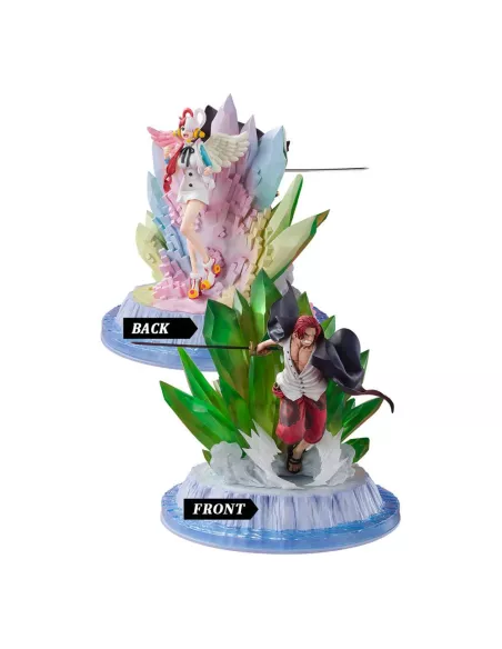 Shanks & Uta One Piece Film Red Figuarts Zero Extra Battle 24 cm