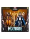 Wolverine 50th Anniversary Marvel Legends Action Figure 2-Pack Wolverine & Lilandra Neramani 15 cm  Hasbro