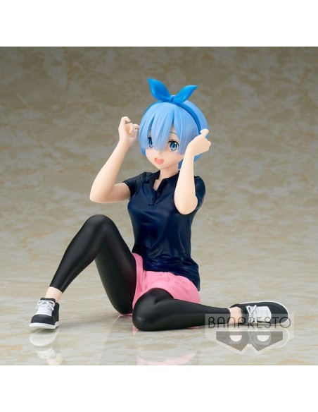 Re:Zero Starting Life In Another World Relax Time PVC Statue Rem Training Style Ver. 14 cm