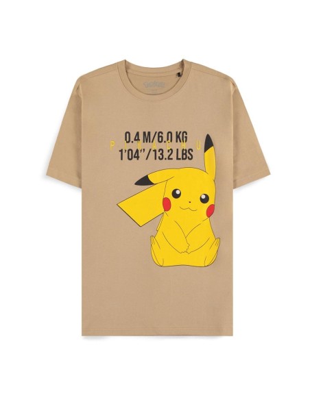 Pokemon T-Shirt Beige Pikachu  Difuzed