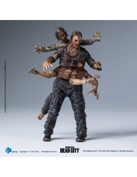 The Walking Dead Exquisite Mini Action Figure 1/18 Dead City Walker King 11 cm  Hiya Toys