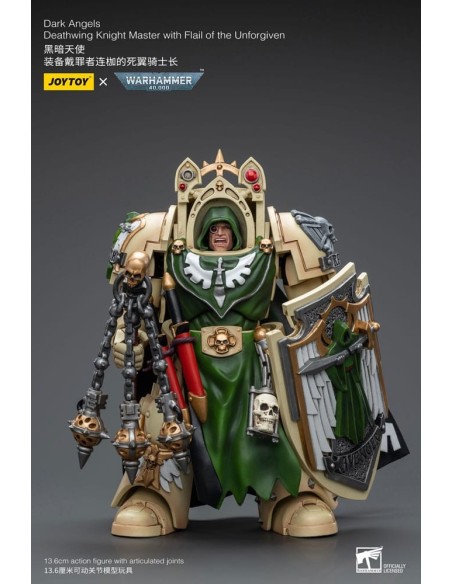 Warhammer 40k Af 1/18 Dark Angels Deathwing Knight Master with Flail of the Unforgiven 12 cm