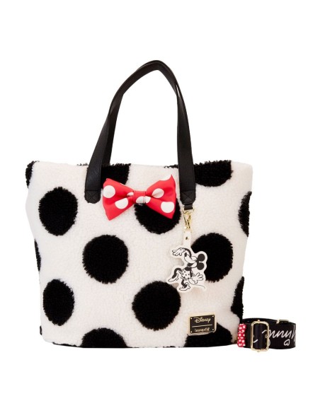 Disney by Loungefly Tote Bag Minnie Rocks the Dots  Loungefly