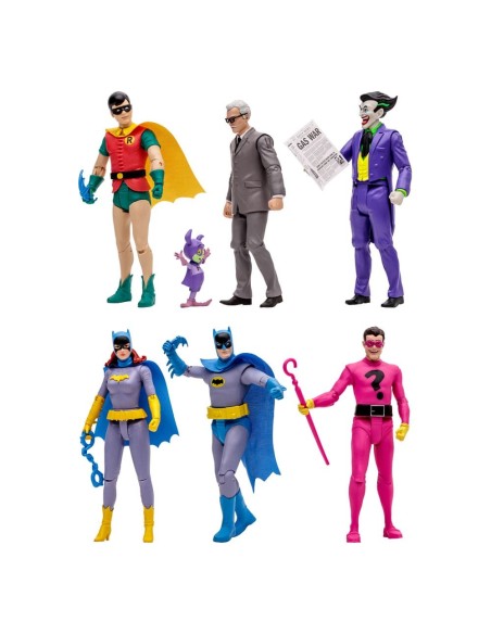 DC Retro Action Figures 15 cm Wave 9 The New Adventures of Batman Sortiment (6)  McFarlane Toys