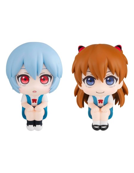 Evangelion: 3.0+1.0 Thrice Upon a Time Look Up PVC Statue Rei Ayanami & Shikinami Asuka Langley 11 cm (with gift)  Megahouse
