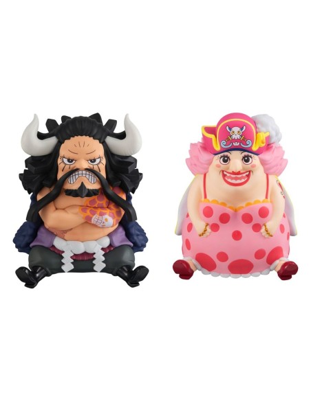 One Piece Look Up PVC Statue Kaido the Beast & Big Mom 11 cm (with Gourd & Semla)