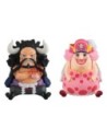 One Piece Look Up PVC Statue Kaido the Beast & Big Mom 11 cm (with Gourd & Semla)  Megahouse