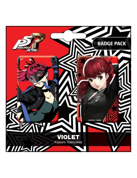 Persona 5 Royal Pin Badges 2-Pack Violet / Kasumi Yoshizawa