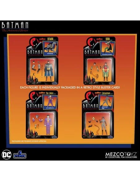 Batman Robin Joker Catwoman The Animated Series 9 cm 5 Points 99,99 € Mezco Toyz