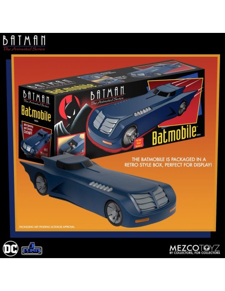 DC Comics Vehicle Batman: The Animated - The Batmobile  Mezco Toys
