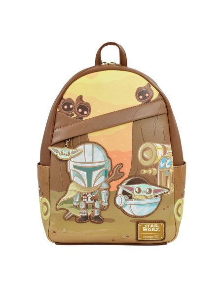 Star Wars: The Mandalorian by Loungefly Backpack Mini Mandalorian and Grogu