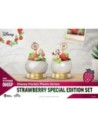 Disney Mini Diorama Stage Statues Pocket Plants Series Strawberry Special Edition Set 12 cm  Beast Kingdom