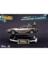 Back to the Future Egg Attack Floating Statue Back to the Future II DeLorean Deluxe Version heo EU Exclusive 20 cm  Beast Kingdom