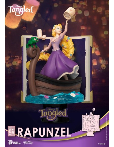 Disney Story Book Series D-Stage PVC Diorama Rapunzel 15 cm  Beast Kingdom