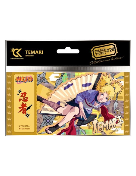 Naruto Shippuden Golden Ticket 29 Temari Case (10)  Cartoon Kingdom