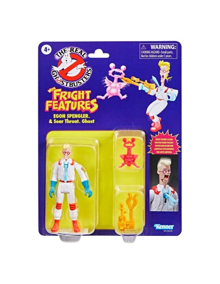 The Real Ghostbusters Kenner Classics Action Figure Egon Spengler & Soar Throat Ghost  Hasbro