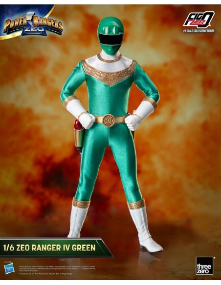 Power Rangers Zeo FigZero Action Figure 1/6 Ranger IV Green 30 cm