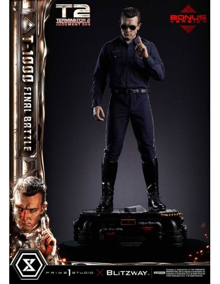 Terminator 2 Museum Masterline Series Statue 1/3 T-1000 Final Battle Deluxe Bonus Version 73 cm  Prime 1 Studio