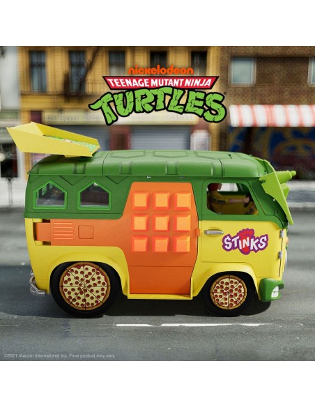 Teenage Mutant Ninja Turtles Party Wagon Furgone Tartarughe Ninja  Super7