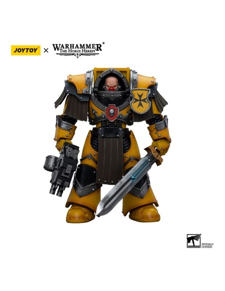Warhammer The Horus Heresy AF 1/18 Imperial Fists Legion Terminator Squad Legion Cataphractii Sergeant with Power Sword 12 cm  Joy Toy (CN)