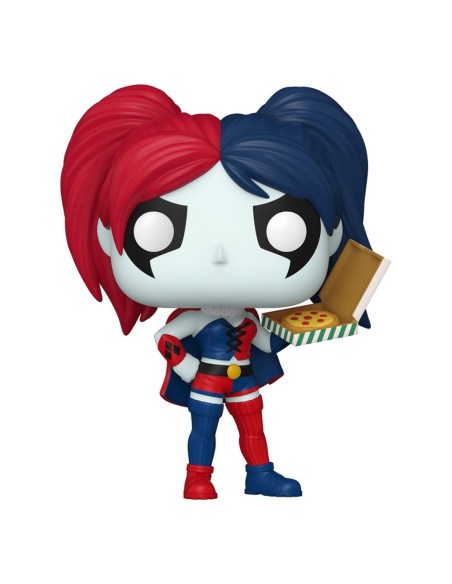 DC Comics: Harley Quinn Takeover POP! Heroes Vinyl Figure Harley with Pizza 9 cm  Funko