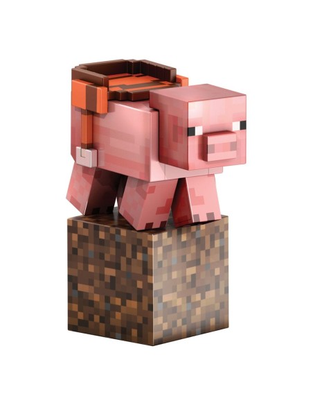 Minecraft Diamond Level Action Figure Pig 14 cm  Mattel