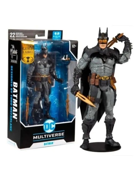 Batman Designed by Todd McFarlane Gold Label DC Multiverse Action Figure 18 cm