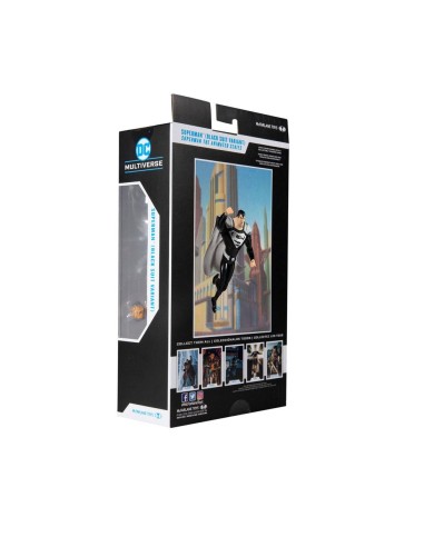 DC Superman Black Suit Animated Series 18 cm