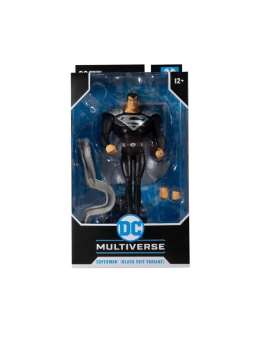 DC Superman Black Suit Animated Series 18 cm