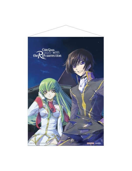Code Geass Lelouch of the Re:surrection Wallscroll Lelouch and C.C. 50 x 70 cm  POPbuddies