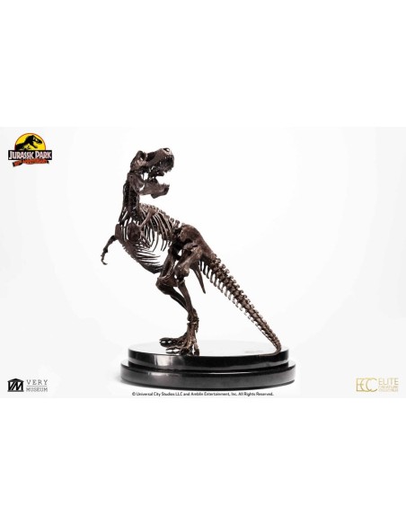 Jurassic Park ECC Elite Creature Line Statue 1/24Rotunda T-Rex Skeleton Bronze 27 cm  Toynami