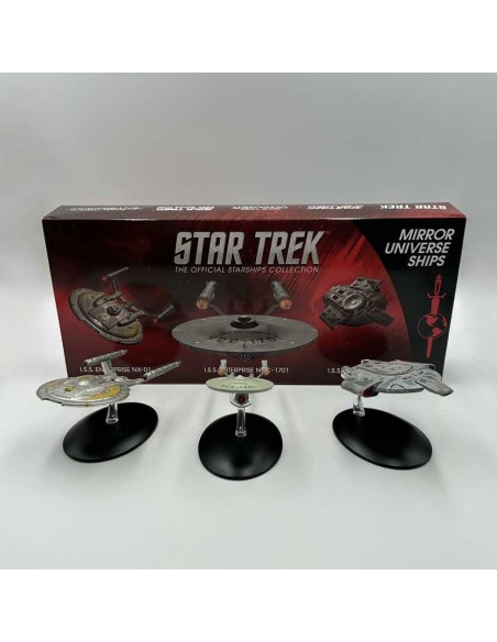 Star Trek Starship Diecast Mini Replicas Mirror Universe Starships Box Set