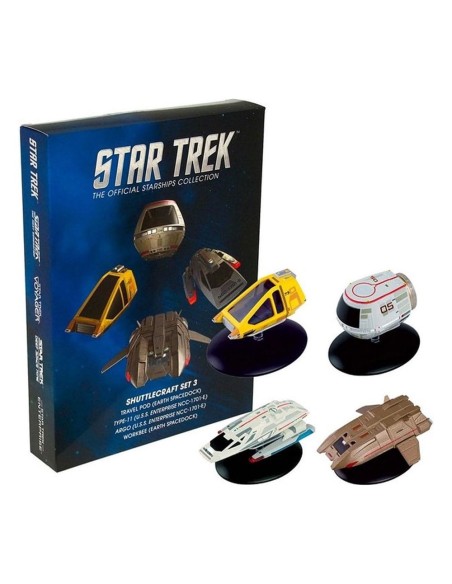 Star Trek Starship Diecast Mini Replicas Shuttle Set 3  Eaglemoss Publications Ltd.