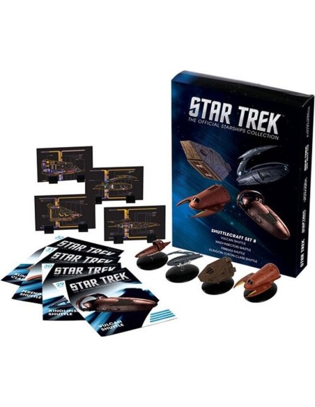 Star Trek Starship Diecast Mini Replicas Shuttle Set 8