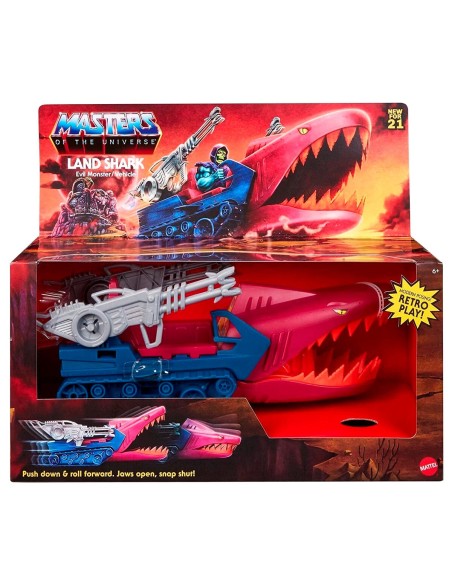 Mattel Masters Of The Universe Origins Vehicle 2021 Land Shark 32 Cm - 1