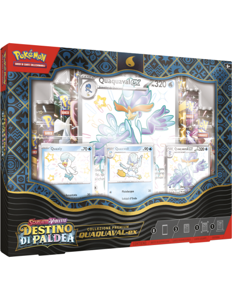 Pokemon Destino di Paldea Collezione Premium Quaquaval-ex ITA  Pokémon Company International