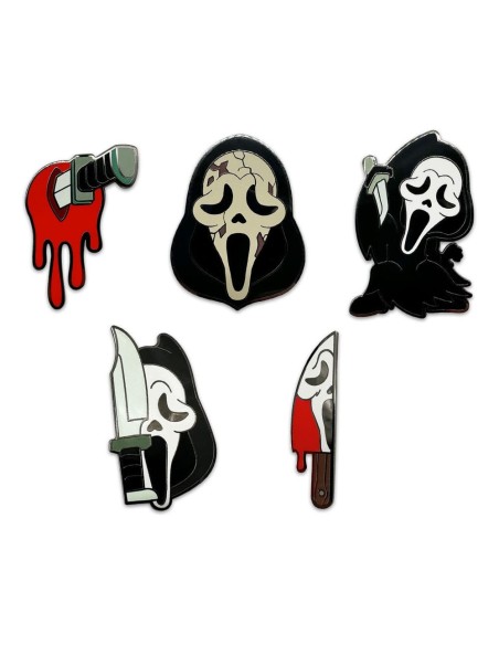 Scream Enamel Pins Set Ghost Face 9 cm (5)  Youtooz