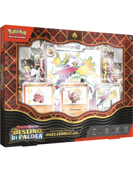 Pokemon Destino di Paldea Collezione Premium Skeledirge-ex ITA