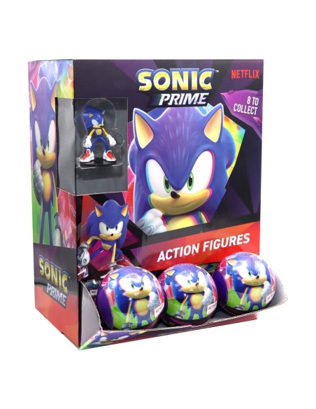 Sonic Prime Action Figures in Capsules 7 cm Gravitiy Display (24)