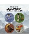 Avatar The Last Airbender Coaster 4-Pack  Fanattik