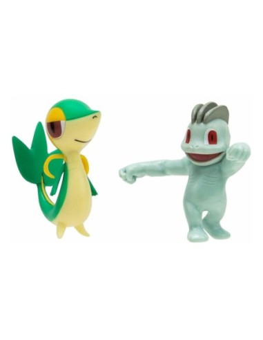 Pokémon Battle Figure Set Figure 2-Pack Machop, Snivy