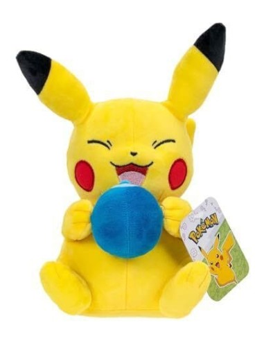 Pokémon Plush Figure Pikachu with Oran Berry Accy 20 cm