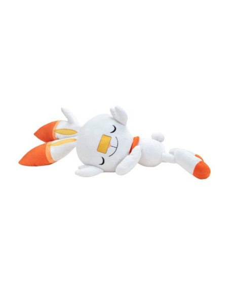 Pokémon Plush Figure Sleeping Scorbunny 45 cm  Jazwares