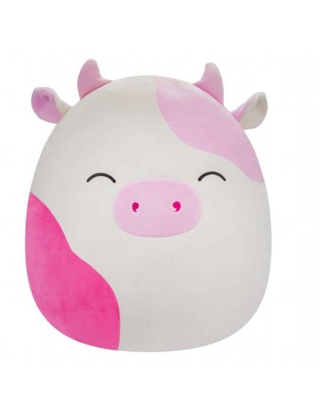 Squishmallows Plush Figure Pink Spotted Cow with Closed Eyes Caedyn 40 cm  Jazwares