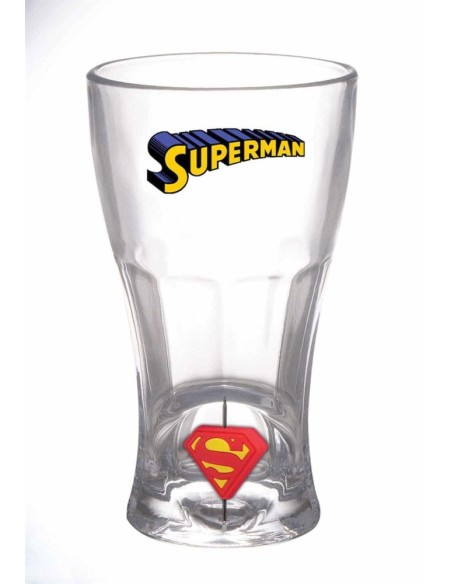 DC Comics Glass Superman Rotating 3D Logo